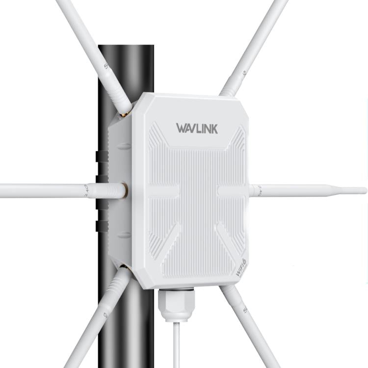 WAVLINK WN588HX3 AX3000 Outdoor WiFi Extender with 6 Antennas Dual Band WiFi Repeater, US Plug, UK Plug, EU Plug, AU Plug WAVLINK WN588HX3 AX3000 Outdoor WiFi Extender with 6 Antennas Dual Band WiFi Repeater, US Plug, UK Plug, EU Plug, AU Plug
